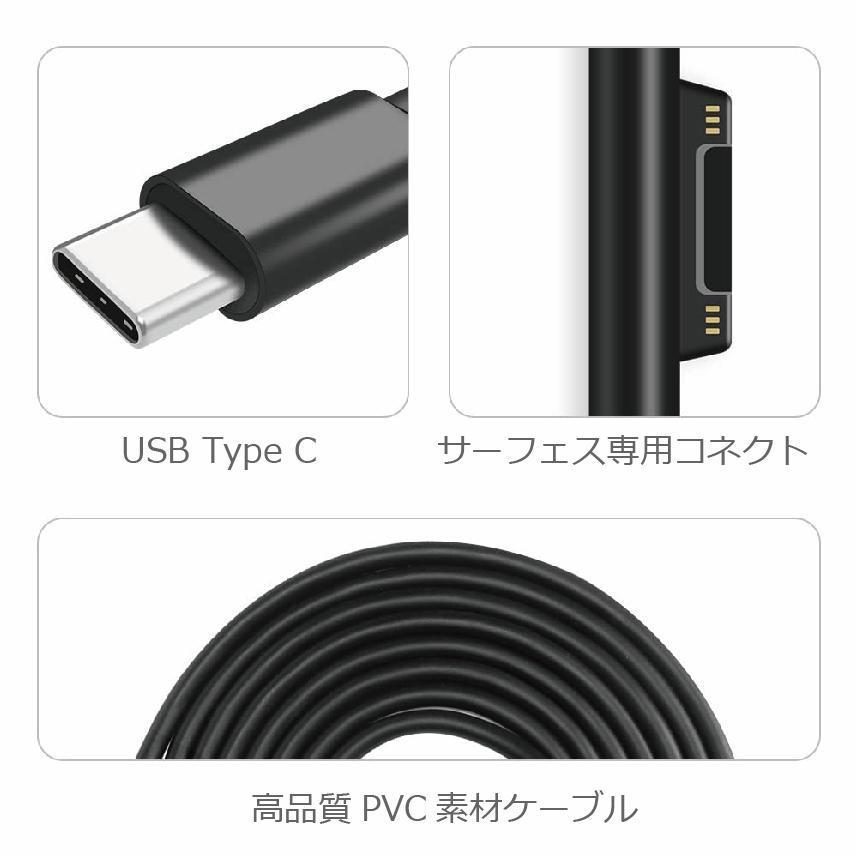 [ new goods unused * nationwide free shipping ]Surface Surf .s exclusive use PD sudden speed charge cable 1.8m TYPE-C / USB-C