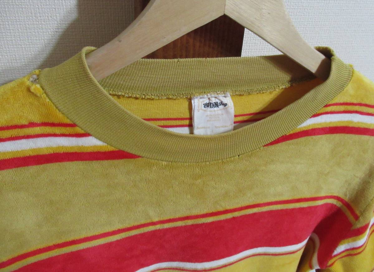 1960'S VINTAGE USA古着★Pennys TOWNCRAFT/ペニーズ タウンクラフト◆Tシャツ パイル ボーダー THE INN SHOP_画像4