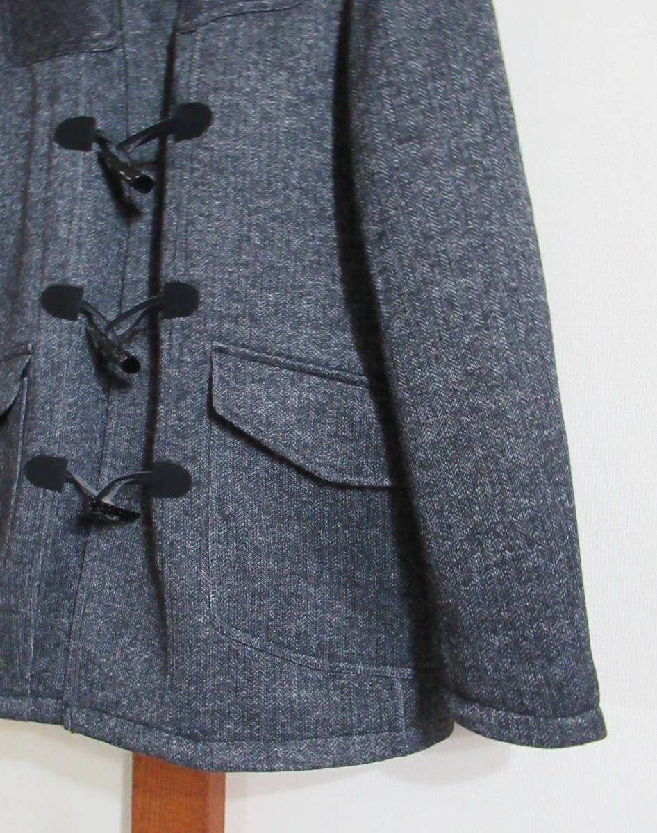  beautiful goods *HUSH PUPPIES/ is shupapi-V jacket Short da full knitted series material betta - sweater manner blue Mate 