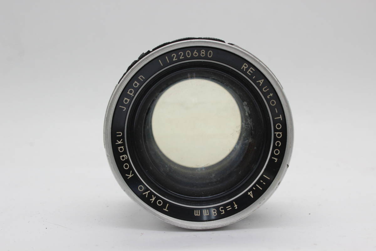 【訳あり品】 トプコン Topcon RE SUPER RE Auto-Topcor 58mm F1.4 ボディレンズセット s2839_画像9