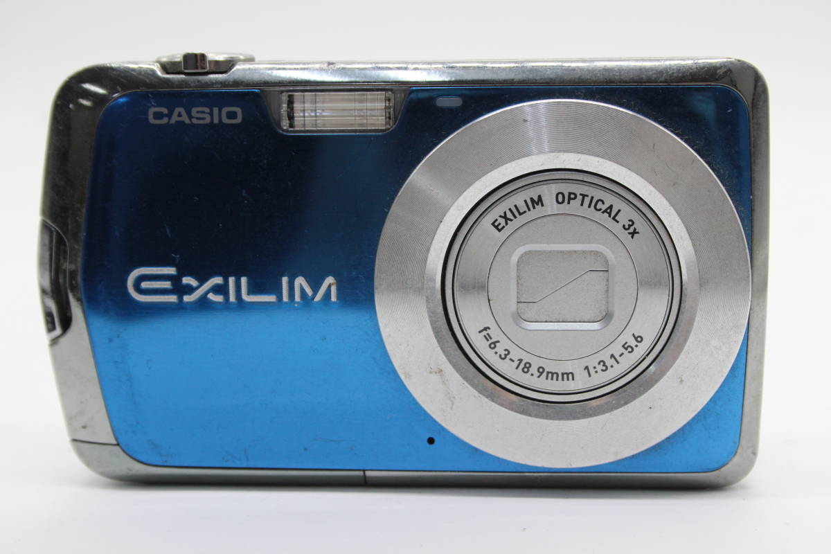 【返品保証】 カシオ Casio Exilim EX-Z1 ブルー 3x バッテリー付き コンパクトデジタルカメラ s2894_画像2