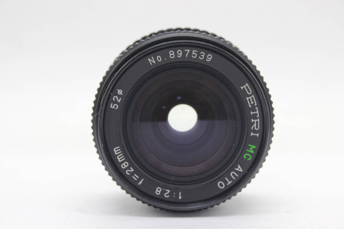 【返品保証】 ペトリ Petri MC Auto 28mm F2.8 M42マウント レンズ s3679_画像2