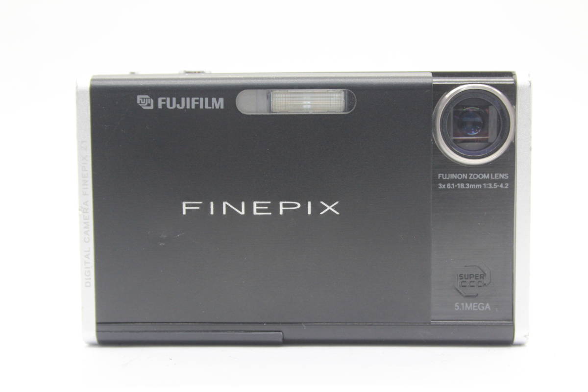 【返品保証】 フジフィルム Fujifilm Finepix Z1 ブラック Fujinon 3x バッテリー付き コンパクトデジタルカメラ s3698の画像2