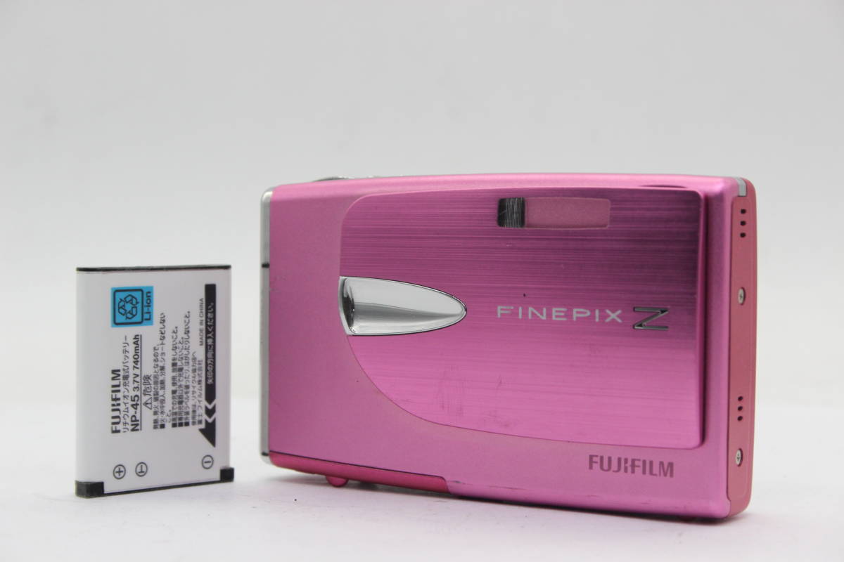 【美品 返品保証】 フジフィルム Fujifilm Finepix Z20fd ピンク Fujinon 3x バッテリー付き コンパクトデジタルカメラ s3700_画像1
