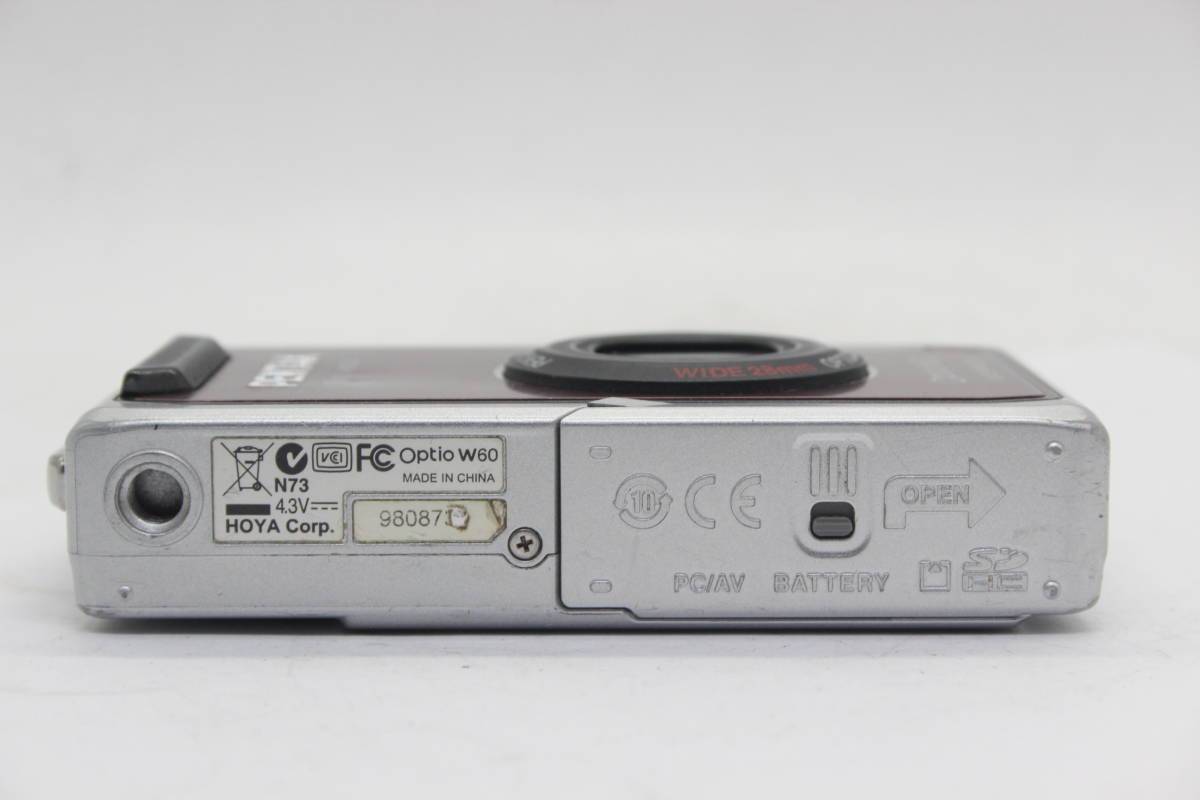 【返品保証】 ペンタックス Pentax Optio W50 5x バッテリー 説明書付き コンパクトデジタルカメラ s3710の画像7