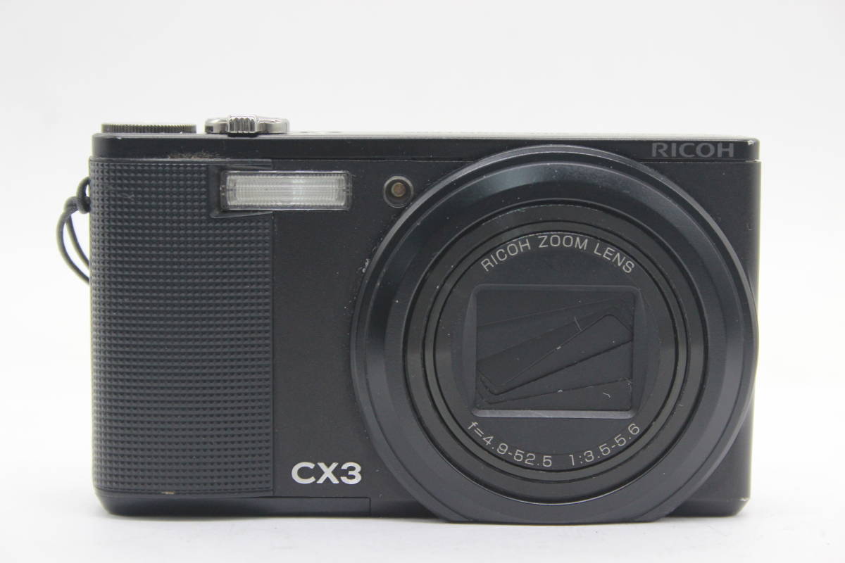 【返品保証】 リコー Ricoh CX3 ブラック 10.7x バッテリー付き コンパクトデジタルカメラ s3712_画像2