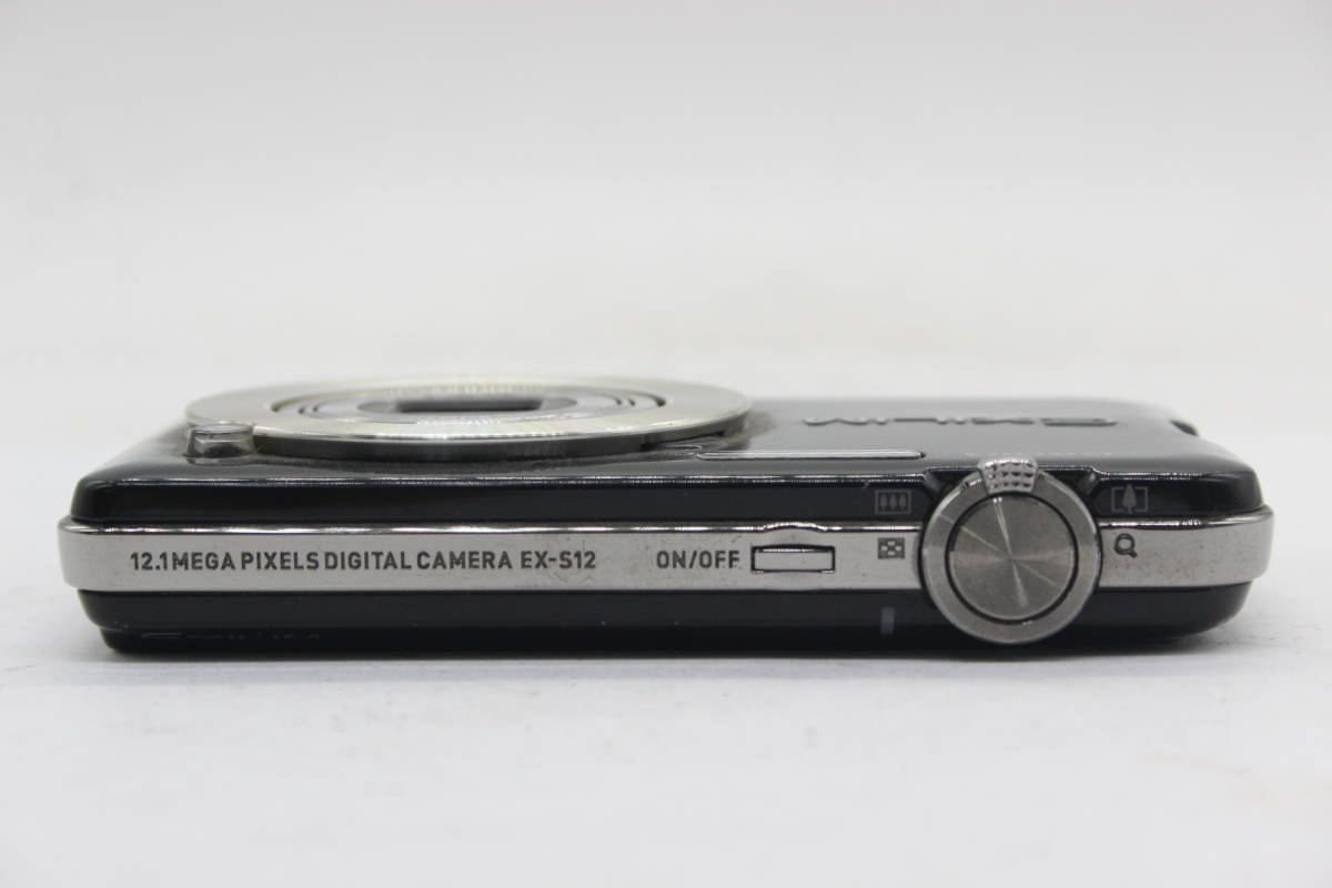 【返品保証】 カシオ Casio Exilim EX-S12 ブラック 3x バッテリー付き コンパクトデジタルカメラ s3739の画像6