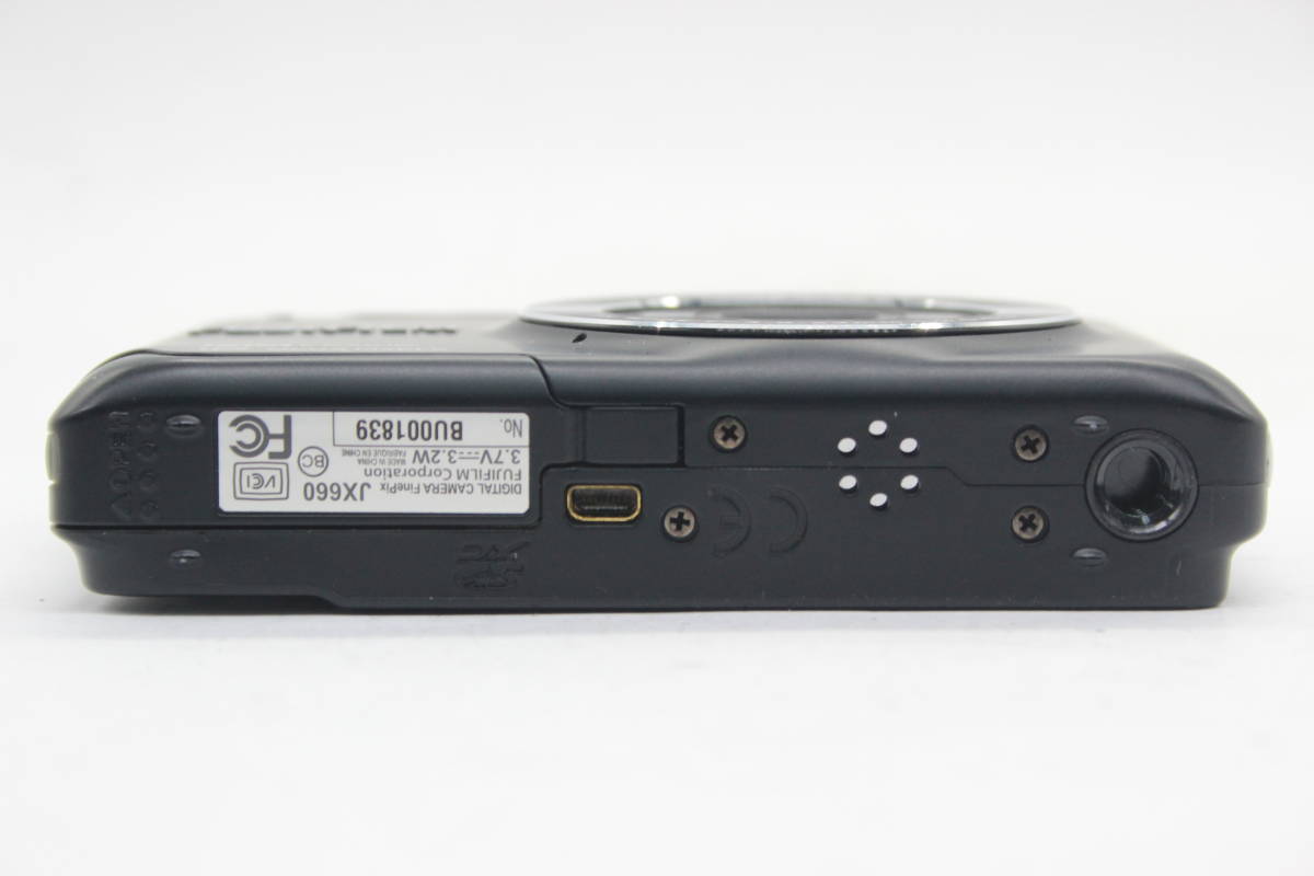 【返品保証】 【元箱付き】フジフィルム Fujifilm Finepix JX660 ブラック Fujinon 5x バッテリー付き コンパクトデジタルカメラ s3741_画像7