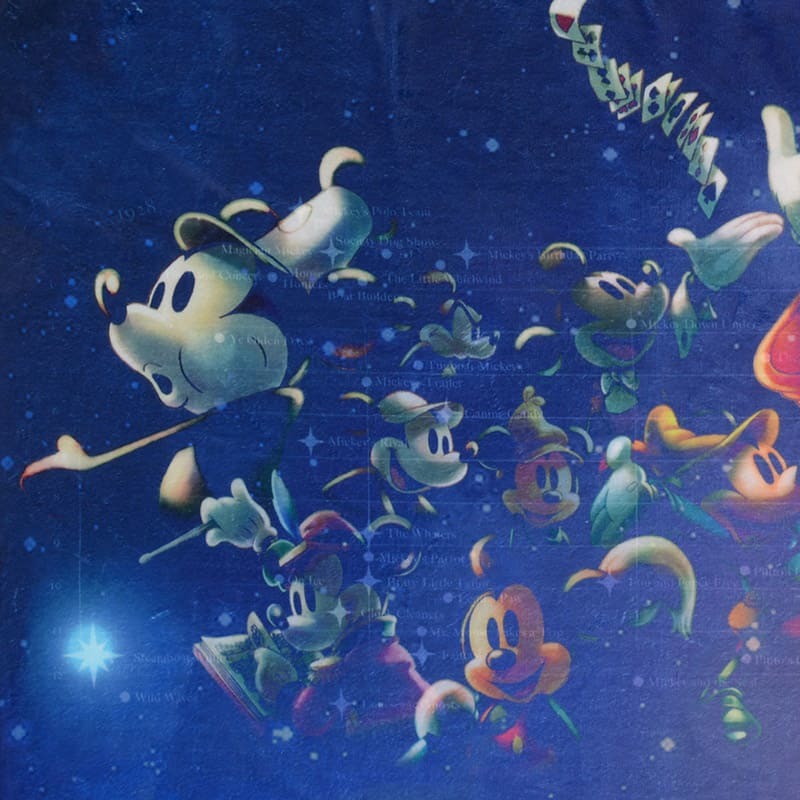 ディズニーストア（ミッキー）ブランケット（Micky　Mouse 90th　Anniversary Star）ミッキーマウス（ブランケット）_画像2