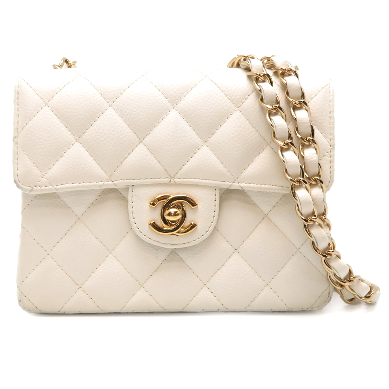 ［銀座店］CHANEL シャネル マトラッセ チェーンショルダーバッグ AO1115 ショルダーバッグ キャビアスキン DH78319_画像1