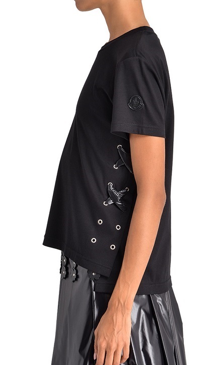 サイズXS□モンクレール NOIR KEI NINOMIYAサイド編上げTシャツ