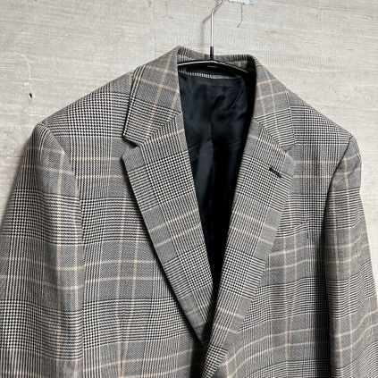 VALENTINO Valentino check tailored jacket 46 [ middle eyes black b11]