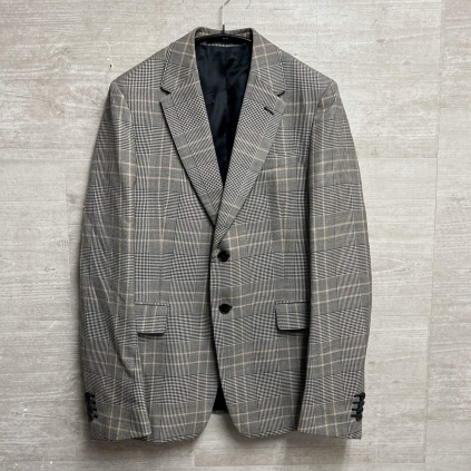 VALENTINO Valentino check tailored jacket 46 [ middle eyes black b11]