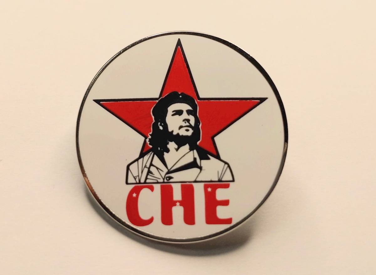 送料無料 チェ・ゲバラ ピンブローチ ピンズ キューバ革命 いい意味で異端児 スマアクの画像1