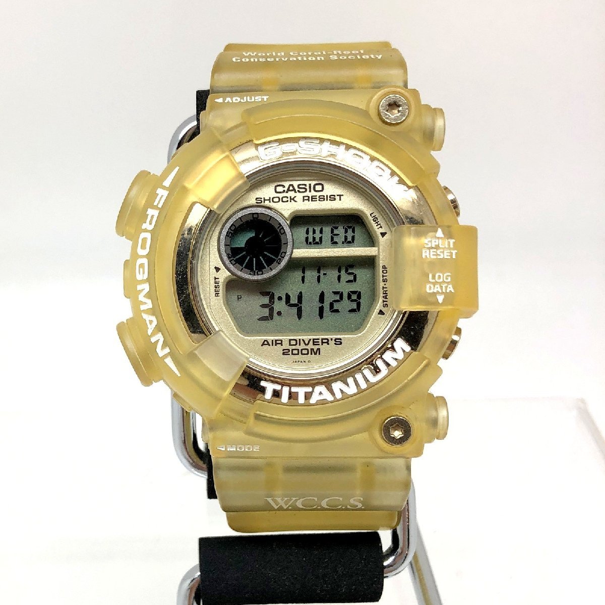 中古 G-SHOCK ジーショック CASIO 腕時計 DW-8201WC-9T フロッグマン WCCS 礁保護 トリプルマンタ【ITB8KOSGBWIY】_画像1