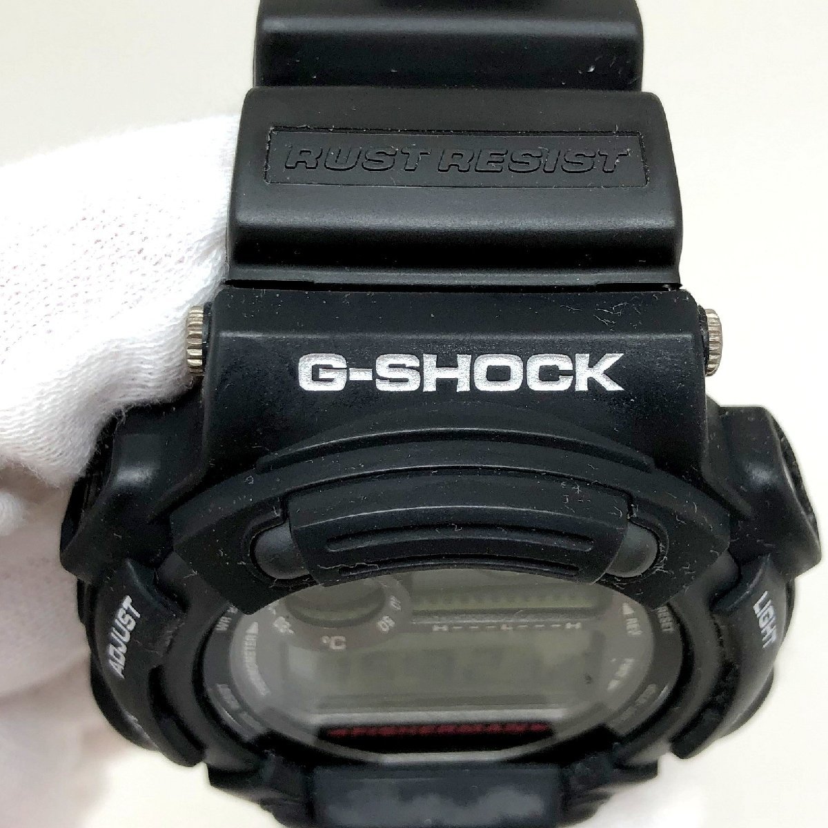 ジャンク扱い G-SHOCK ジーショック CASIO カシオ 腕時計 DW-8600ZJ-1T FISHERMAN フィッシャーマン メンインブラック 【IT5MHV8DISP4】_画像4