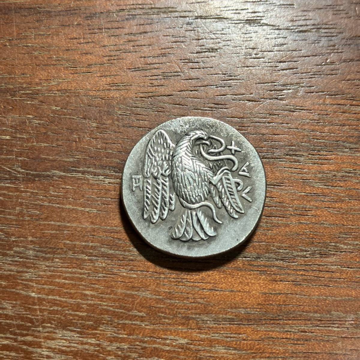 7744,,,古代ギリシャ銀貨　約19mm　海外コイン　アンティークコレクション_画像2