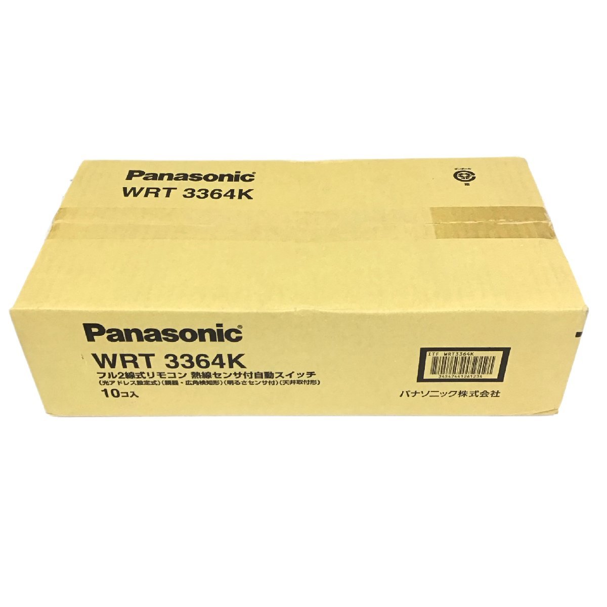 ★新品★パナソニック Panasonic WRT3364K 熱線センサ付自動スイッチ 10個入 2019年製_画像1