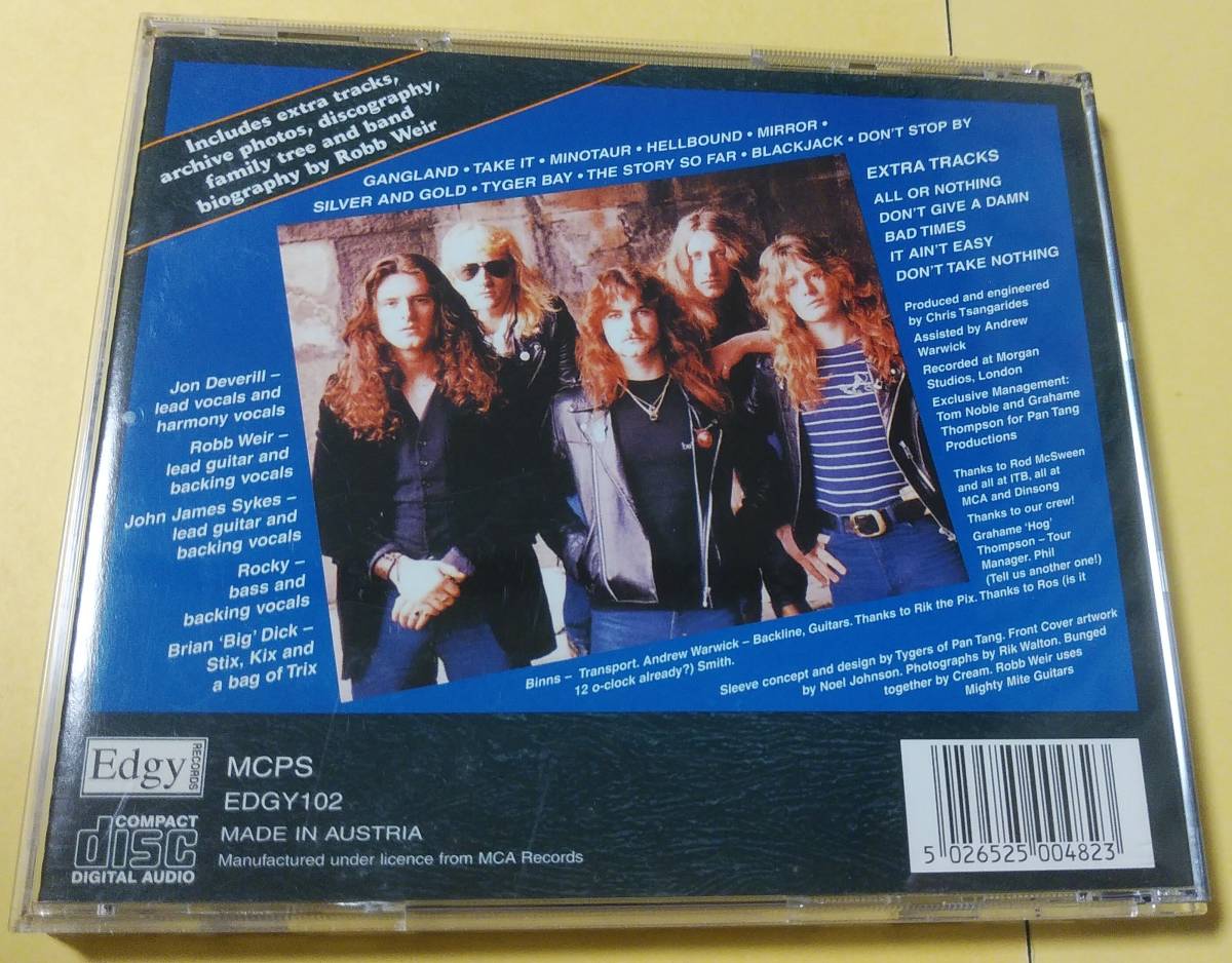 【John Sykes ジョン・サイクス 参加】「(ボートラ5曲)Spellbound:Tygers Of Pan Tang」「サンダー・アンド・ライトニング:シン・リジィ」_1.