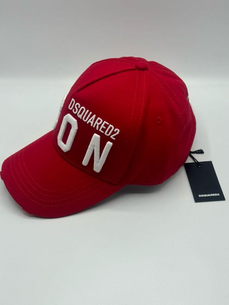新品 未使用 DSQUARED2 ディースクエアード キャップ ダメージ 加工