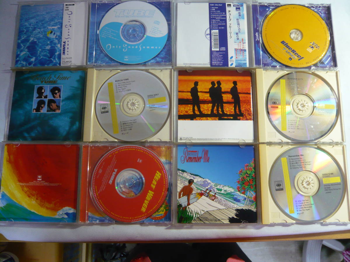 ユ）　CD13枚セット[TUBE:SHONAN/HEAT WAVER/BEACH TIME/TWILIGHT SWIM/SUMMER CITY/Only Good Summer 他]中古　６_画像2