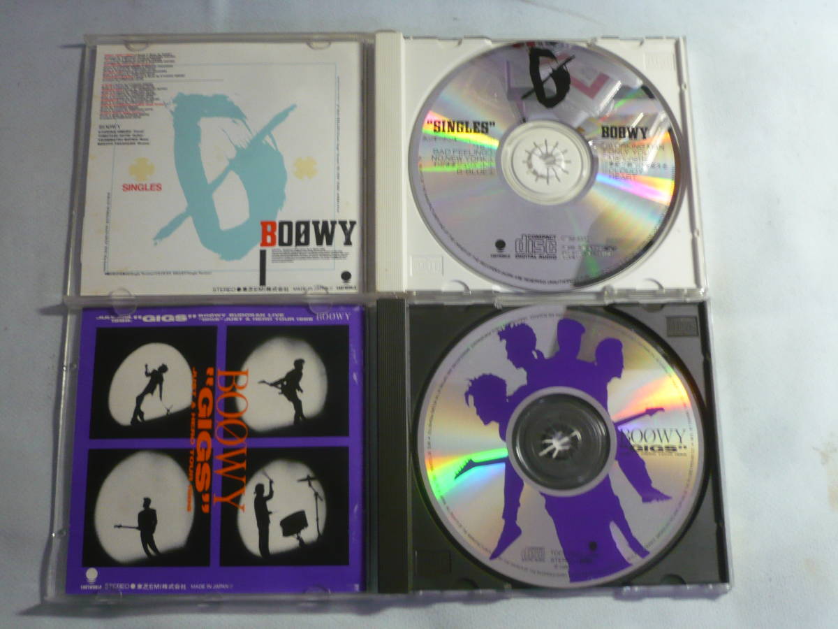 CD２枚セット■BOOWY　SINGLES/GIGS JUST A HERO TOUR 1986　中古　13_画像3