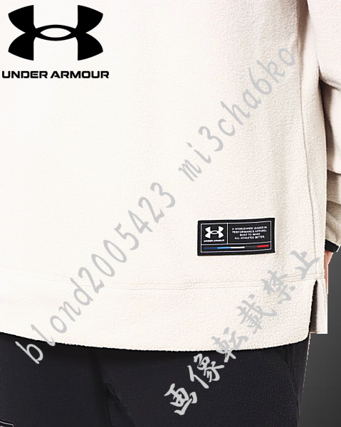 ■新品【UNDER ARMOUR】アンダーアーマー ゴルフに最適 UAマイクロフリース クルーネックトレーナー■IB/XL_画像4