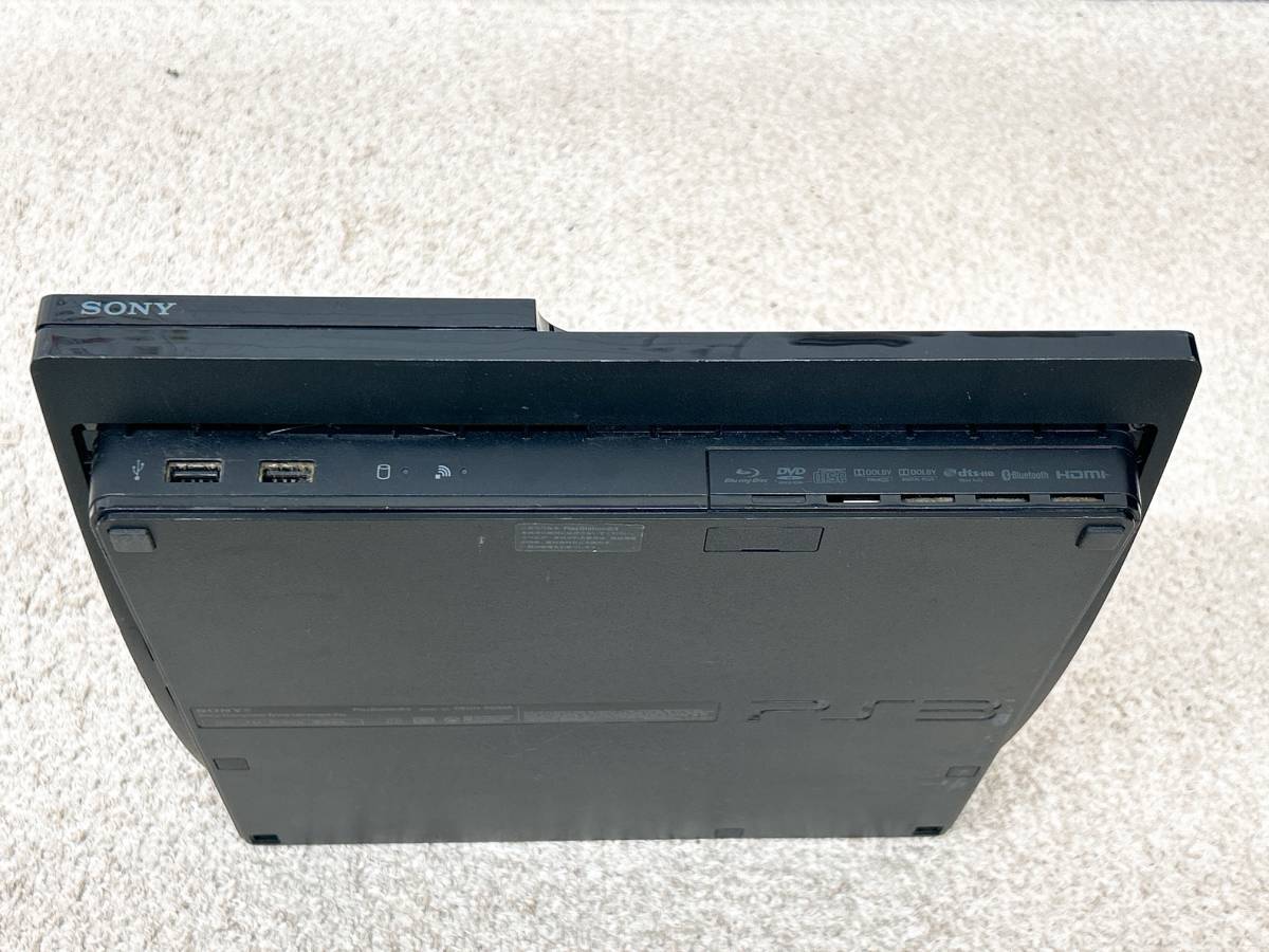 A112　PlayStation3 PS3 プレステ3 本体 CECH-2000A / コントローラー ワイヤレス CECHZC2J SONY ブラック 動作未確認 中古品 _画像5