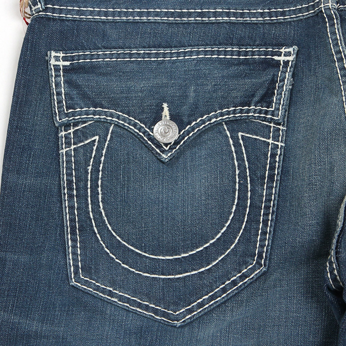 【国内正規品】【新品】True Religion デニムパンツ 34インチ メンズ トゥルーレリジョン RICKY パンツ ストレート ジーンズ ジーパン_画像9