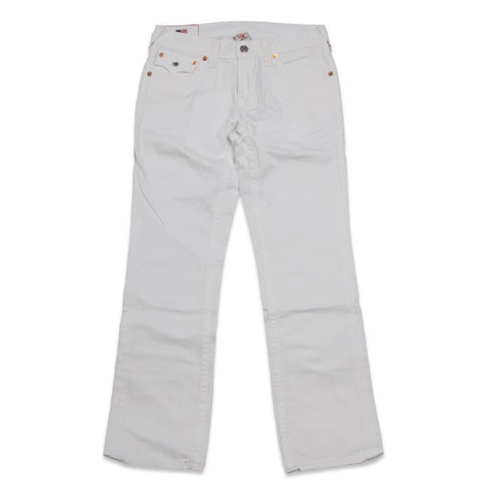 新品】True Religion デニムパンツ 32インチ メンズ 白 ホワイト 新品】True Religion デニムパンツ 32インチ メンズ 白 ホワイト