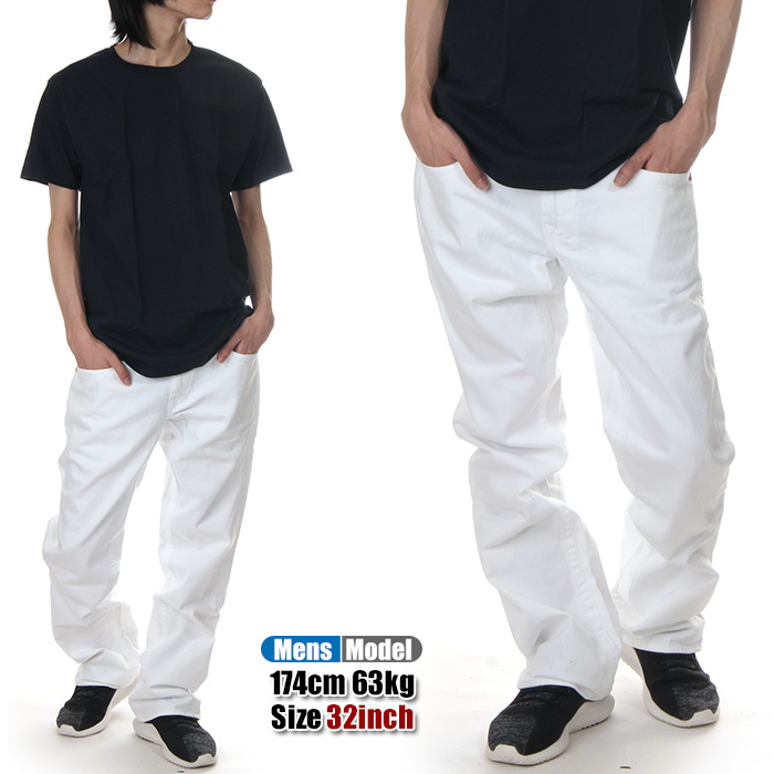 新品】True Religion デニムパンツ 32インチ メンズ 白 ホワイト 新品】True Religion デニムパンツ 32インチ メンズ 白 ホワイト