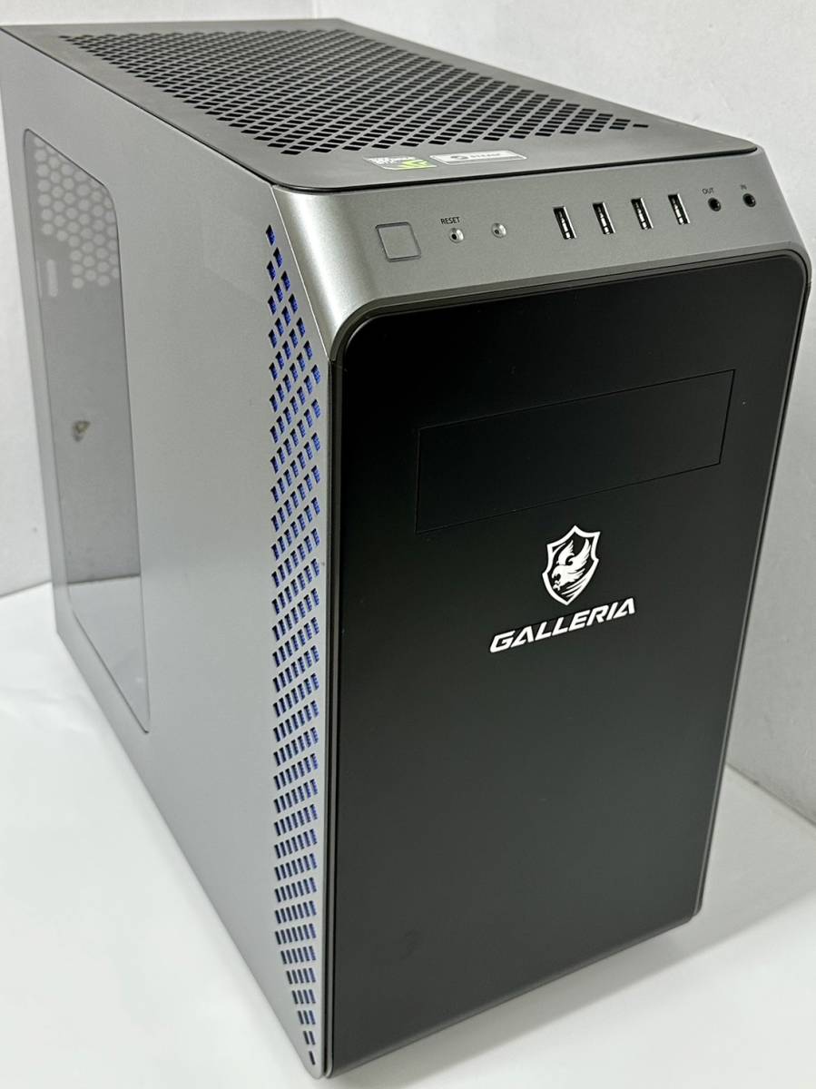 GALLERIA ゲーミングPC AMD Ryzen 7/GTX 1080/ 16GB メモリ/256GB M.2 SSD/ 4TB HDD /Windows 11 Pro 中古PC_画像1