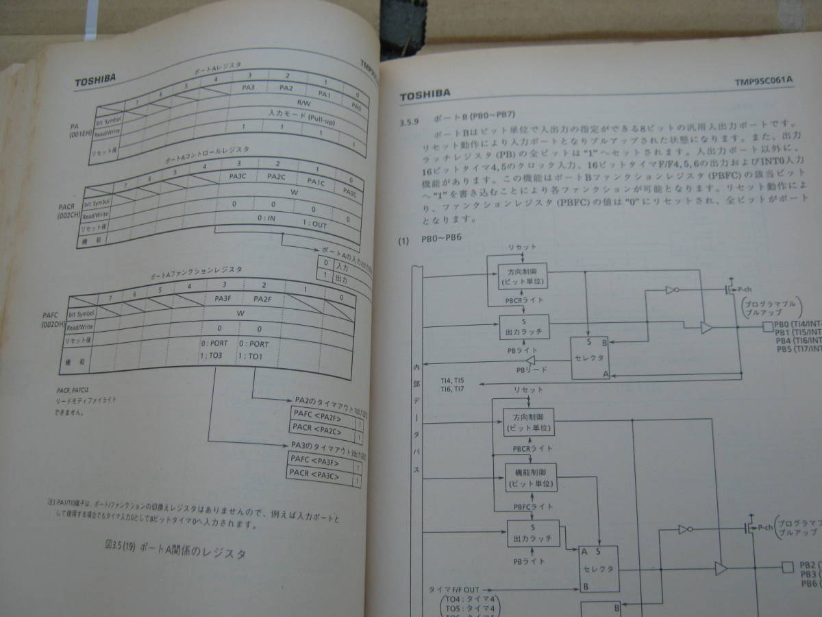  Toshiba 16 bit микро управление TLCS-900 серии (4)1995 данные книжка 