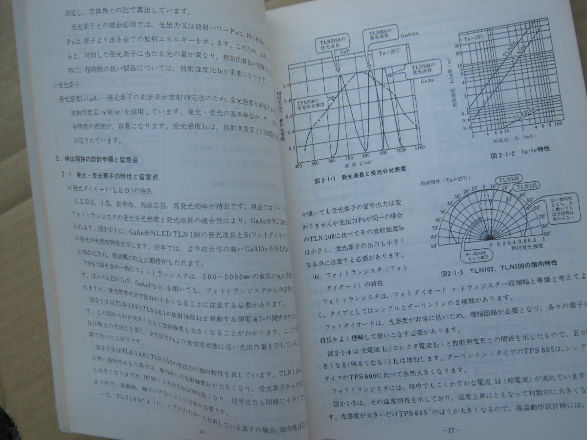 東芝 光センサ　データブック 1984年5月_画像5