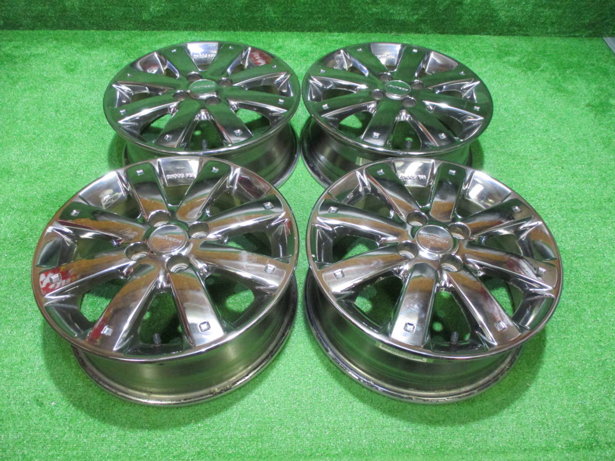 日産純正 AUTECH (ENKEI製) 15X5.5J PCD100 4H 4本 商品管理番号A15-1070-B