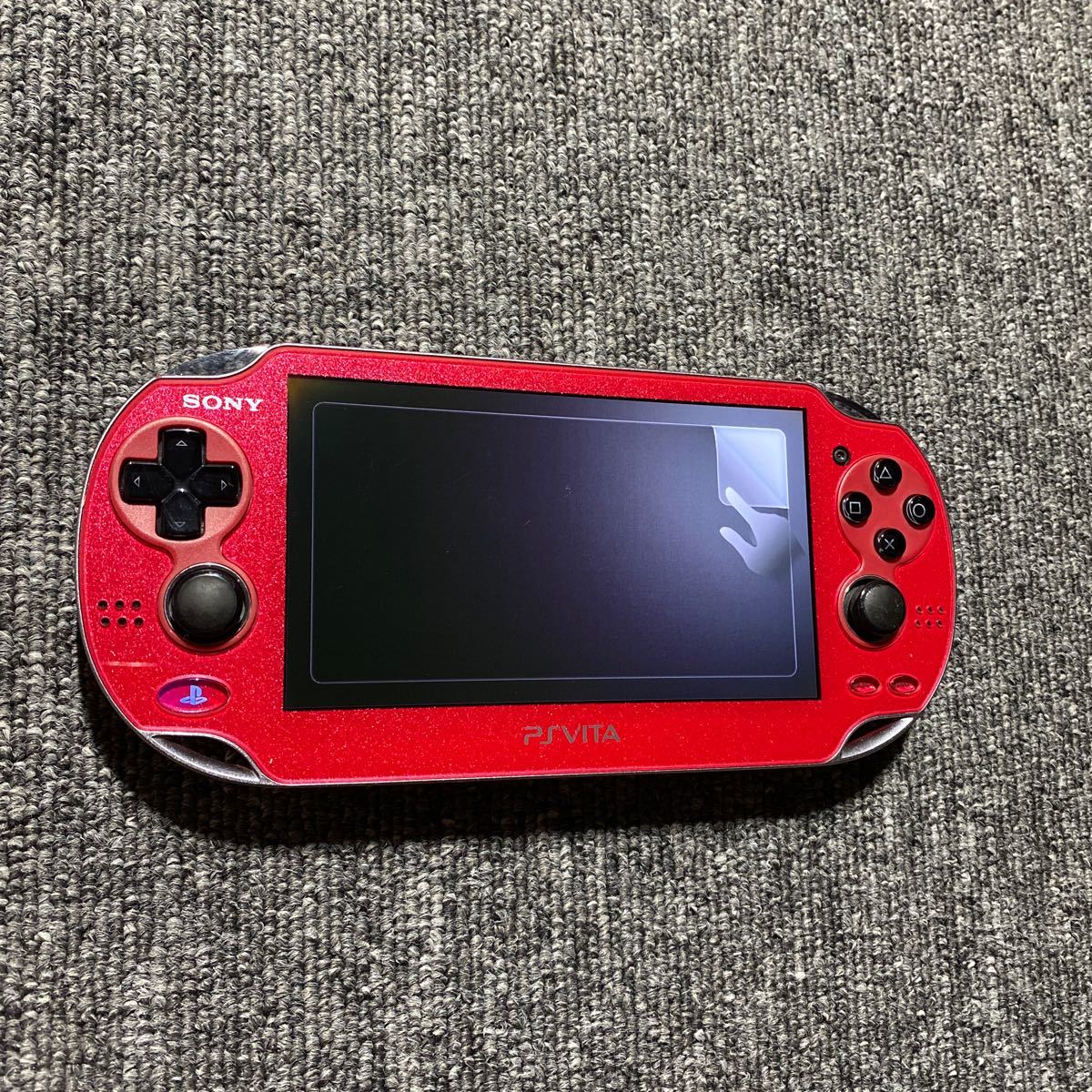 PS VITA PCH-1000 コズミックレッド メモリーカード2枚セット-