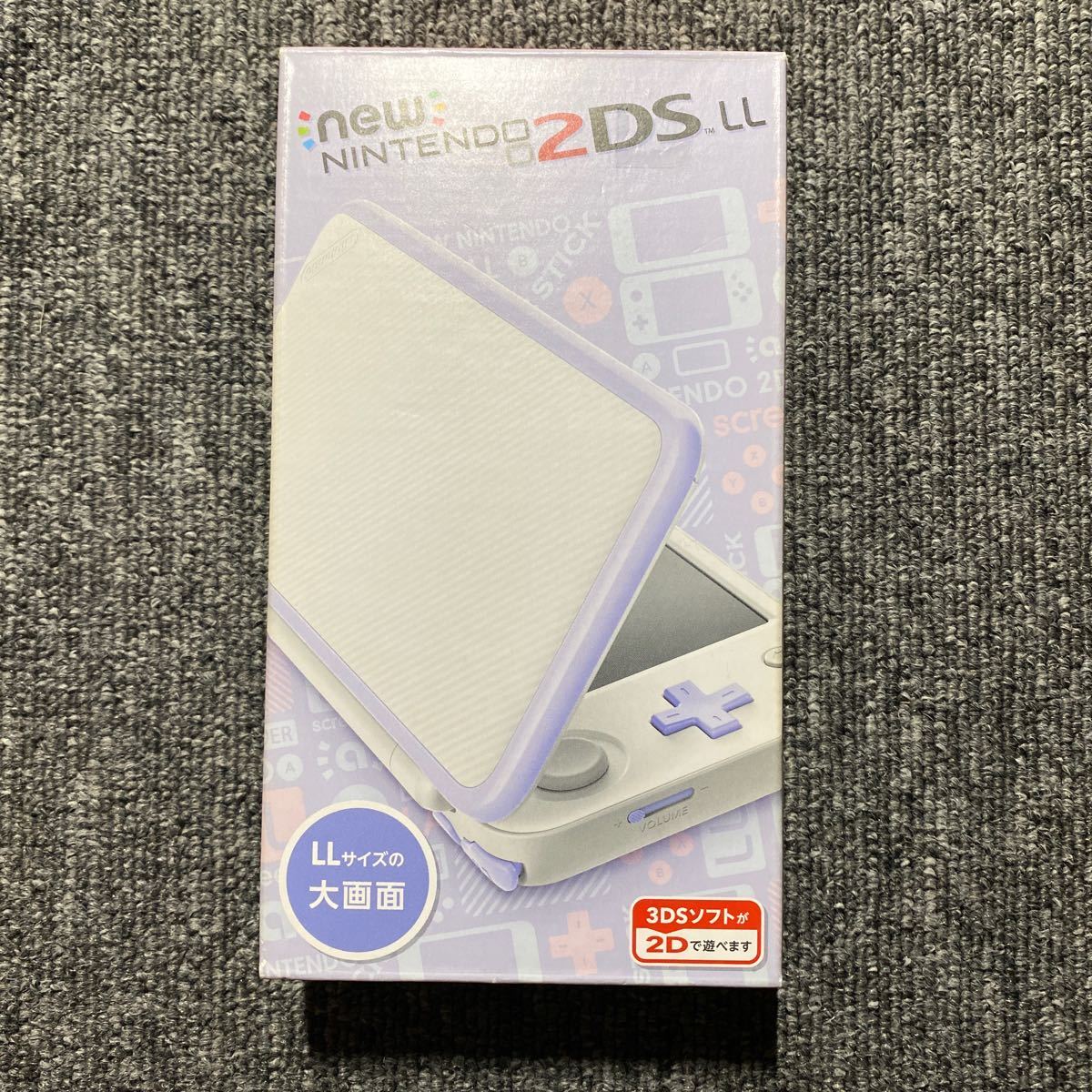 3DS Newニンテンドー2DS LL ホワイト×ラベンダー NJE103201595_画像1