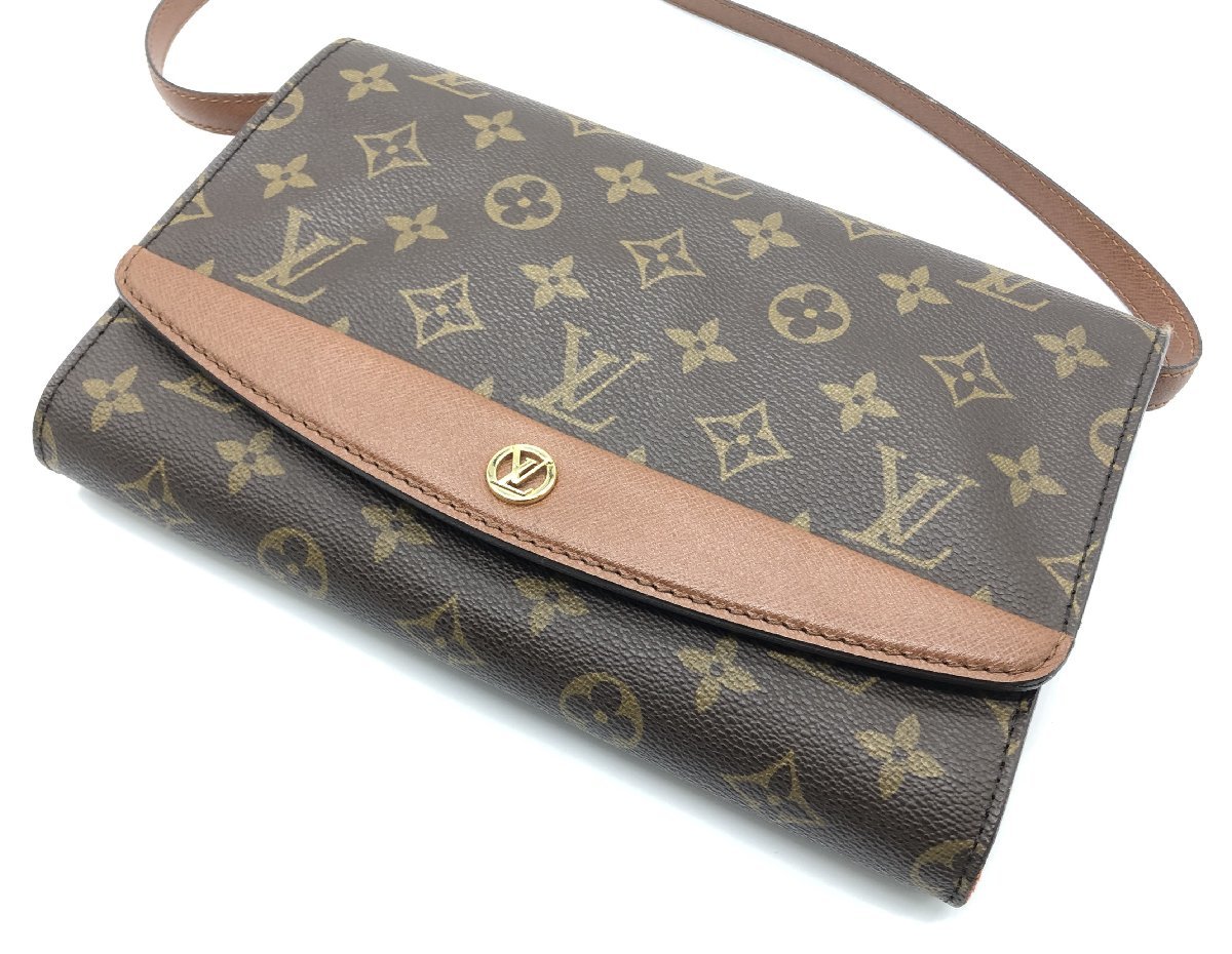 LOUIS VUITTON ルイヴィトン LV モノグラム 2WAY クラッチバッグ ショルダーバッグ M51797_画像2