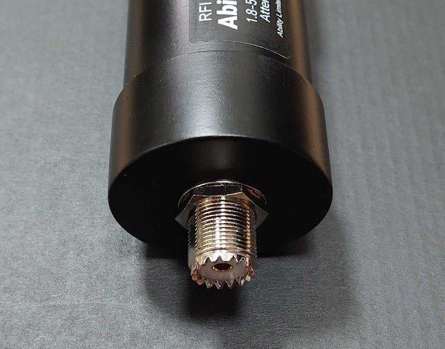 ISC-500D コモンモードフィルター屋外用小型 40mmのコアにRG316テフロン同軸18回巻き高性能500WPEP 電波障害対策コモンモードフィルタ 新品_画像2