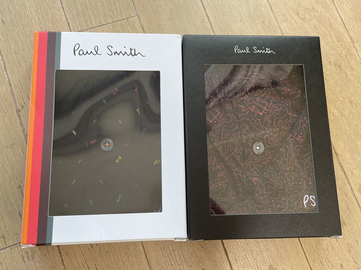 即決！ポールスミス！PAUL SMITH ニットトランクス 2枚組 ホロスコープ&ロゴ柄 ブラック M_画像2