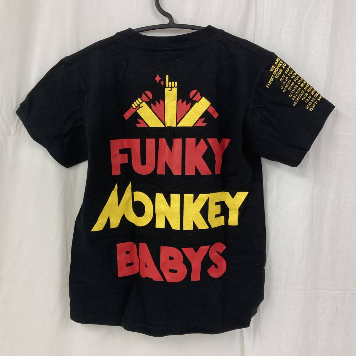 FUNKY MONKEY BABYS(ファンキーモンキーベイビーズ)　半袖Tシャツ　黒・プリント　150cm　男の子用　02_画像2