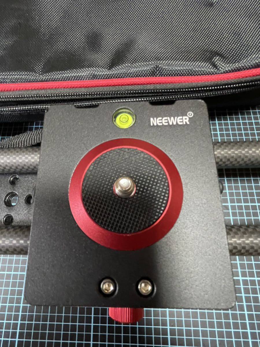 【美品】NEEWER カメラスライダー 炭素繊維ドリーレール 16/40cm ベアリング４つ付き #053_画像5