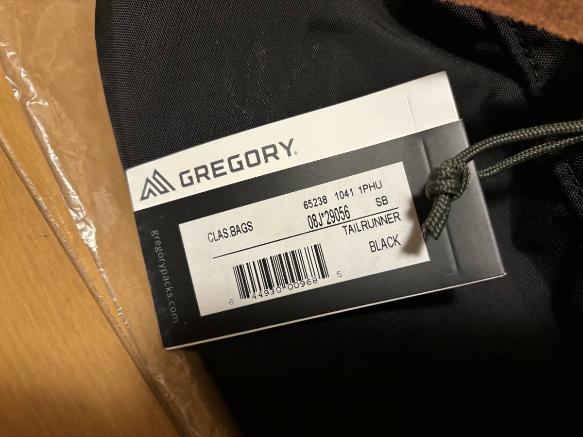  Gregory tail Runner черный новый товар GREGORY сумка-пояс наклонный ..