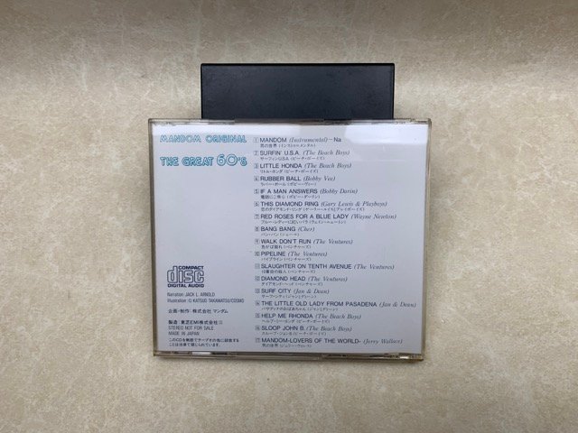 中古CD 非売品 マンダム・オリジナル ザ・グレート60's / Mandom Original The Great 60's　　YAE1024_画像2