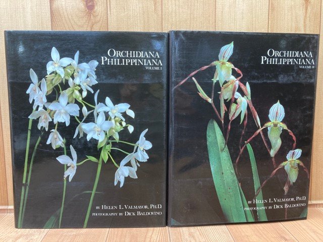 洋書　大型本/フィリピンの蘭　2冊揃/Orchidiana Philippiniana　CEA1119_画像1