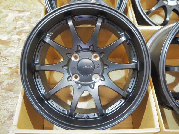 ★引っ張り★165/45R15 7J+30 4H100 新品 人気 軽量 深リム 逆ゾリ 1台分 ハイゼット アクティ キャリー エブリイ 軽トラ 軽四 カスタム WH_画像9