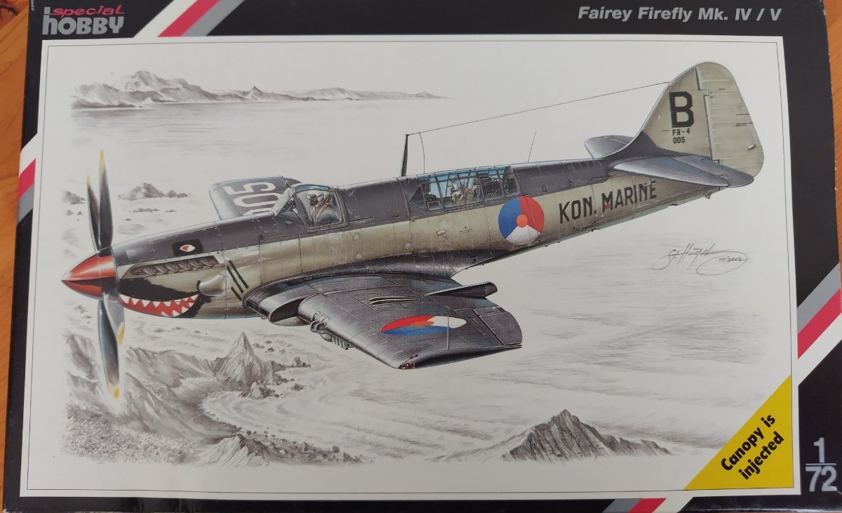 手付け　スペシャルホビー　1/72 Fairey Firefly Mk.Ⅳ/Ⅴ_画像1