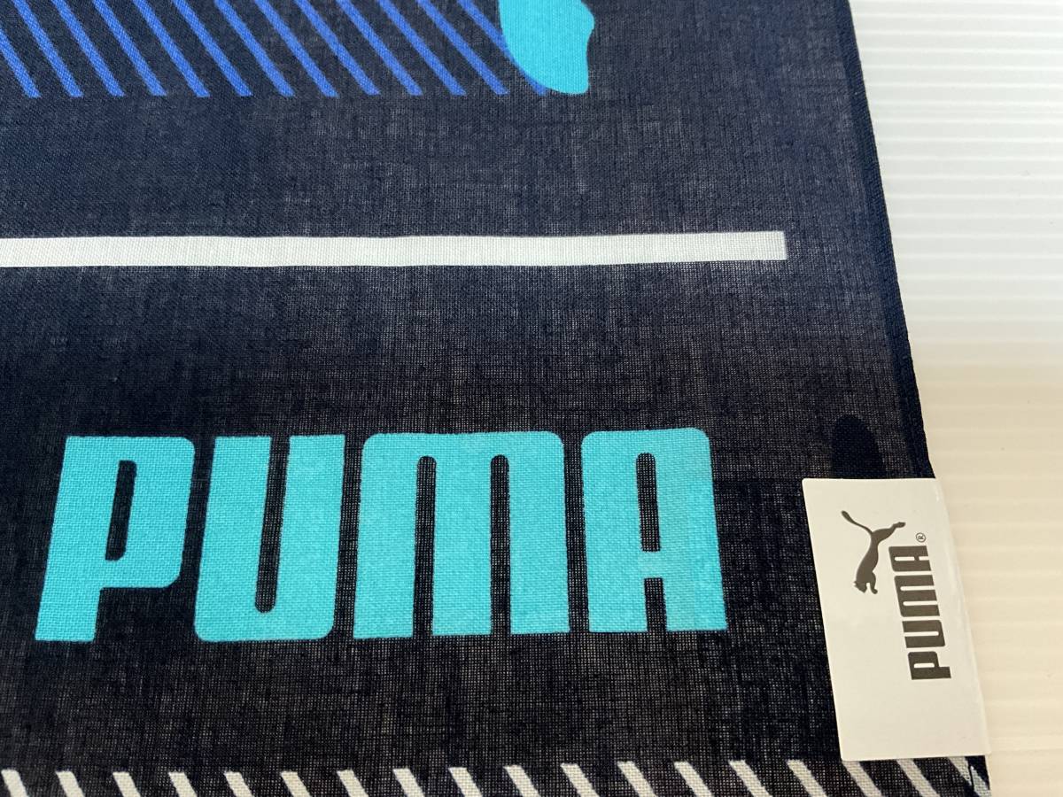  новый товар *PUMA хлопок 100% Puma ланч -f40cm×60cm подарок спорт Рождество | темно-синий |AC0154 02