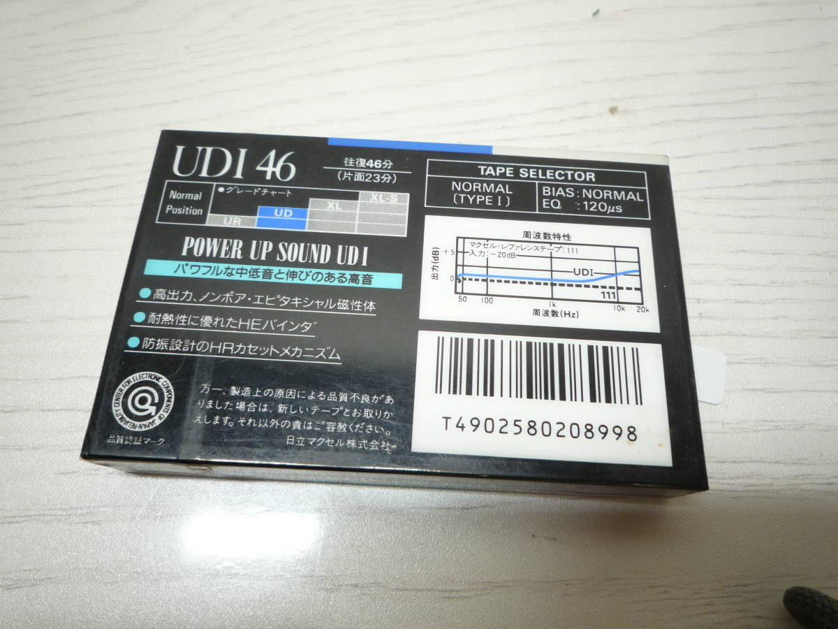 19　新品　未開封　当時物　maxell UD1 46 カセットテープ_画像2