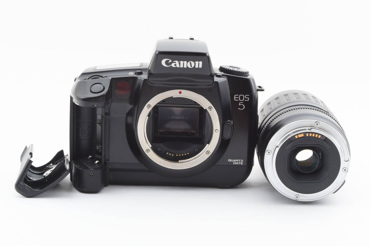 ［並品/作例あり］Canon EOS 5 QD SLR 35mm Camera + EF Zoom Lens 100-300mm キャノン イオス フィルムカメラ ボディー＆レンズ 動作OK_画像4